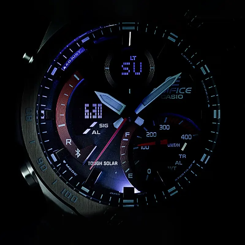 Casio Edifice Bluetooth Tough Solar Black Dial Men’s Watch- ECB-900DB-1A